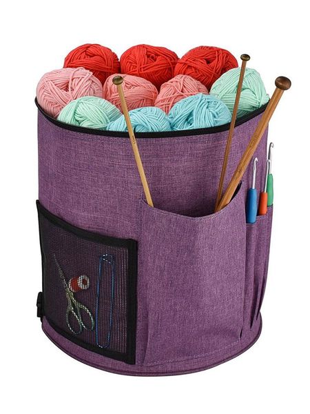 other arts and crafts crochet holder bag tote yarn organizer knitting with zipper pocket case for sewing tool
other arts and crafts crochet holder bag tote yarn organizer knitting with zipper pocket case for sewing tool