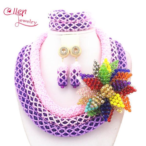 earrings & necklace fashionabl delicate 3 layers golden crystal nigerian wedding african beads jewelry set dubai bridal n0024, Silver
earrings & necklace fashionabl delicate 3 layers golden crystal nigerian wedding african beads jewelry set dubai bridal n0024, Silver