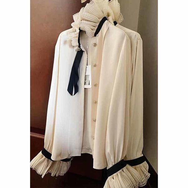 women's blouses & shirts cosmicchic 2021 women blouse long sleeve vintage white stand collar lace flare crystal button ribbon court ruw
women's blouses & shirts cosmicchic 2021 women blouse long sleeve vintage white stand collar lace flare crystal button ribbon court ruw