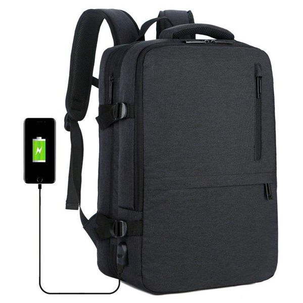 backpack adjustable containment business men bag waterproof travel fashion casual 15.6 inch lapblack gray bags
backpack adjustable containment business men bag waterproof travel fashion casual 15.6 inch lapblack gray bags