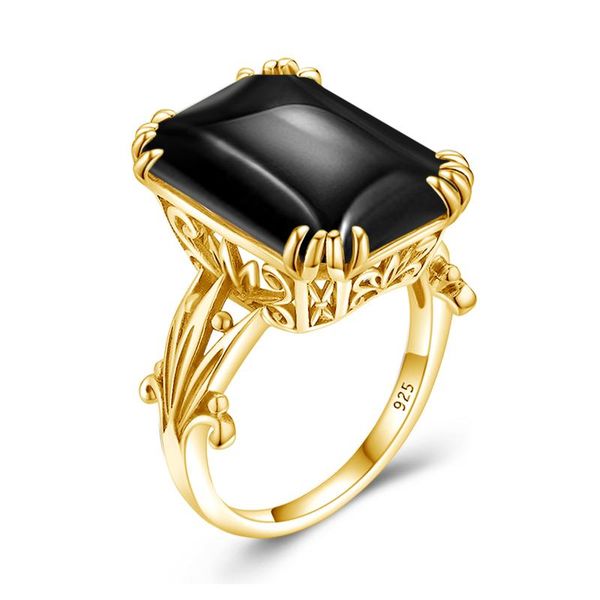 silver chakra 14k gold rings for women real 925 sterling ring rectangle black onyx undefined fine jewelry party accessory cluster, Golden;silver
silver chakra 14k gold rings for women real 925 sterling ring rectangle black onyx undefined fine jewelry party accessory cluster, Golden;silver