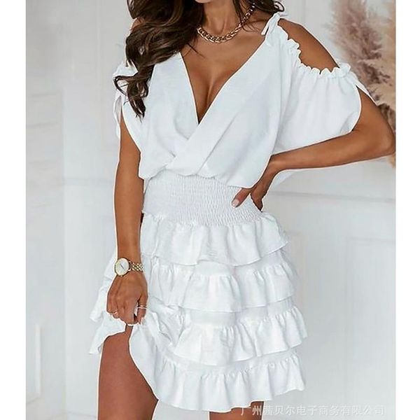 casual dresses ladies lace pleated dress, women's wear, white v-neck short sleeve off-the-shoulder skirt dress, Black;gray
casual dresses ladies lace pleated dress, women's wear, white v-neck short sleeve off-the-shoulder skirt dress, Black;gray