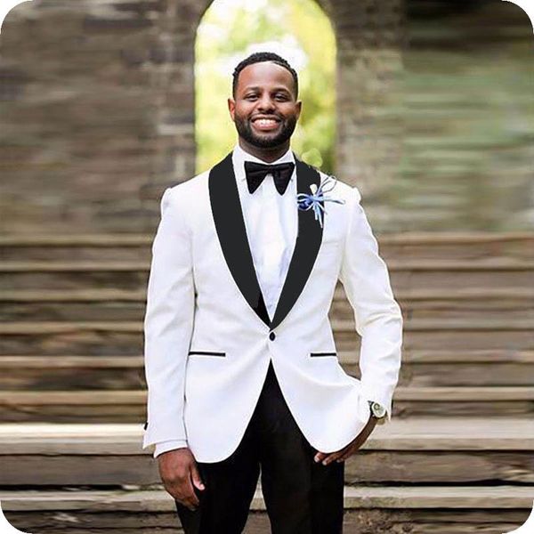 men's suits & blazers white costume homme terno masculino groom tuxedo men for wedding man male attire outfits 2piece coat pants, White;black
men's suits & blazers white costume homme terno masculino groom tuxedo men for wedding man male attire outfits 2piece coat pants, White;black