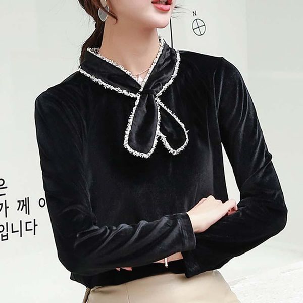 women's blouses & shirts 2021 fashion autumn long sleeve women black blouse vintage ladies loose a130, White
women's blouses & shirts 2021 fashion autumn long sleeve women black blouse vintage ladies loose a130, White