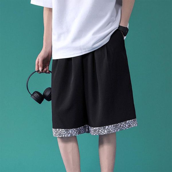 men's shorts summer fashion pants loose large size sports 5 thin over the knees basketball 81032, White;black
men's shorts summer fashion pants loose large size sports 5 thin over the knees basketball 81032, White;black