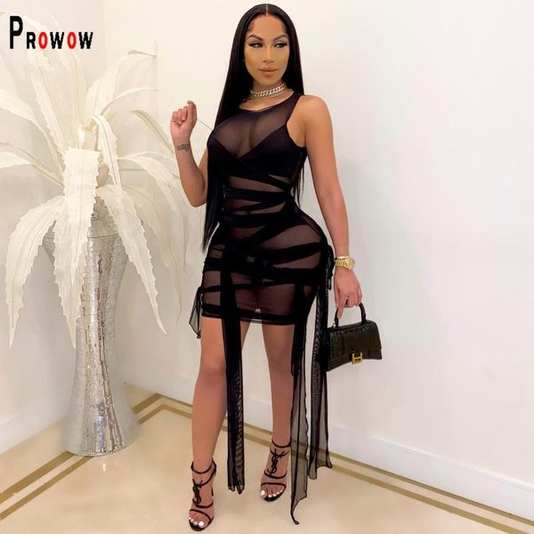 casual dresses prowow bandage mesh women dress summer sleevelss bodycon outfits for party night club 2021 plus size female clothing, Black;gray
casual dresses prowow bandage mesh women dress summer sleevelss bodycon outfits for party night club 2021 plus size female clothing, Black;gray