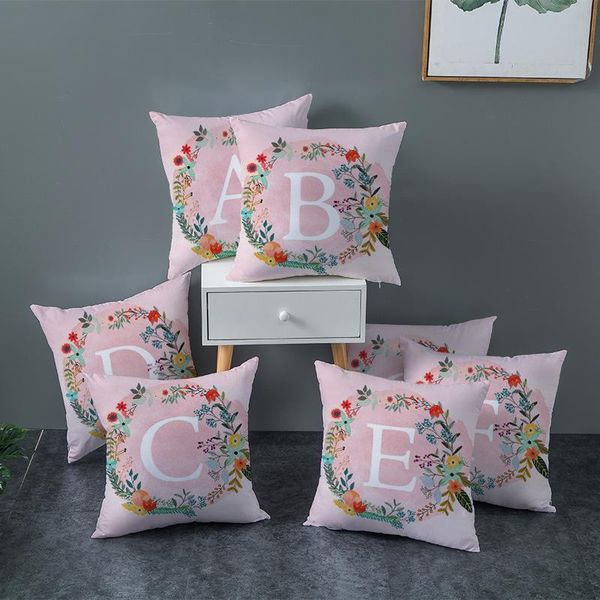 cushion/decorative pillow pink garland english alphabet floral pillowcase polyester 45cm/18 square throw cover livingroom decorative cushion
cushion/decorative pillow pink garland english alphabet floral pillowcase polyester 45cm/18 square throw cover livingroom decorative cushion