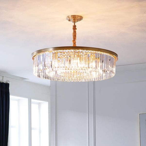pendant lamps crystal chandelier all copper light luxury living room lamp american simple atmosphere modern bedroom dining
pendant lamps crystal chandelier all copper light luxury living room lamp american simple atmosphere modern bedroom dining