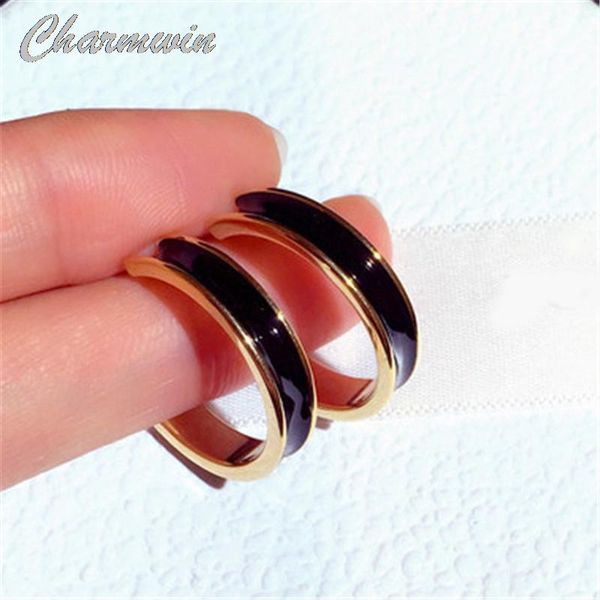 stud charmwin fashion korean earrings trend super beautiful simple ear jewelry for women black and white color, Golden;silver
stud charmwin fashion korean earrings trend super beautiful simple ear jewelry for women black and white color, Golden;silver