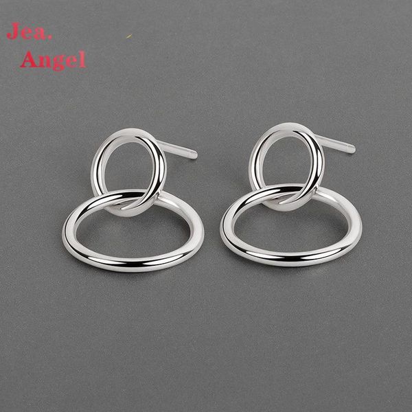 hoop & huggie jea.angel 925 silver simple earrings hollow out double circular for women couple jewelry gifts handmade ornaments, Golden;silver
hoop & huggie jea.angel 925 silver simple earrings hollow out double circular for women couple jewelry gifts handmade ornaments, Golden;silver