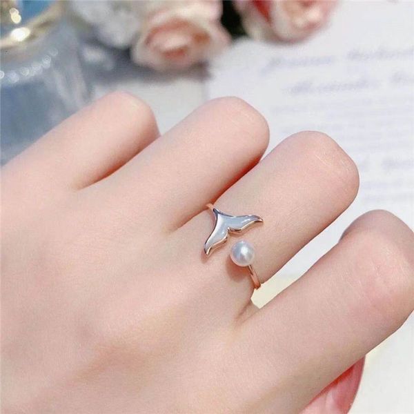 s925 pure silver fishtail freshwater pearl ring, female korean version ins small group diamond ring
s925 pure silver fishtail freshwater pearl ring, female korean version ins small group diamond ring