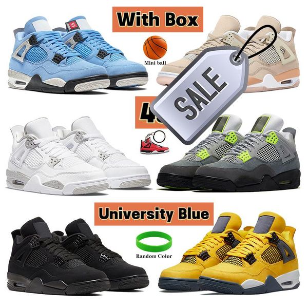 with box university blue 4 4s basketball shoes shimmer white oreo tour yellow black se neon cactus jack metallic green men women sneakers h
with box university blue 4 4s basketball shoes shimmer white oreo tour yellow black se neon cactus jack metallic green men women sneakers h