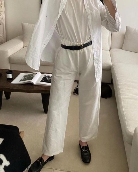 women's pants & capris women long elastic waist white or black straight loose office ladies casual fashion trousers with pockets, Black;white
women's pants & capris women long elastic waist white or black straight loose office ladies casual fashion trousers with pockets, Black;white