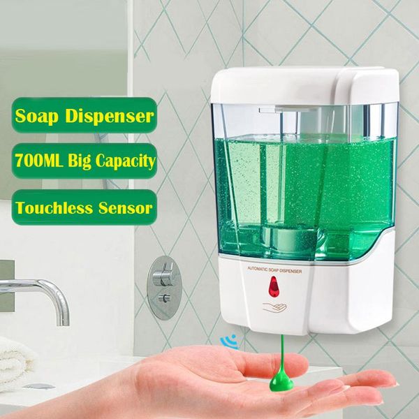 liquid soap dispenser 700ml automatic touchless sensor hand sanitizer detergent wall mounted for bathroom kitchen
liquid soap dispenser 700ml automatic touchless sensor hand sanitizer detergent wall mounted for bathroom kitchen