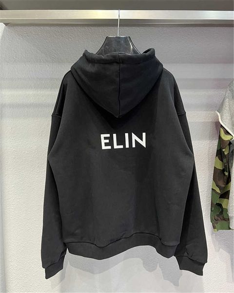 men's s high version 21ss autumn and winter new back letter printed c family couple hoodie jacket, Black
men's s high version 21ss autumn and winter new back letter printed c family couple hoodie jacket, Black