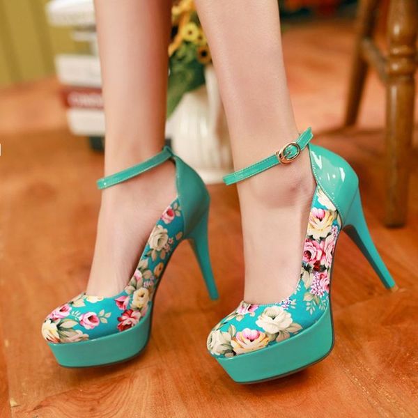 dress shoes us4- womens platform stilettos super high heel printed floral ankel buckle pumps mixed colors plus size 3color, Black
dress shoes us4- womens platform stilettos super high heel printed floral ankel buckle pumps mixed colors plus size 3color, Black