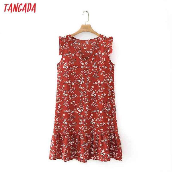 summer fashion women flowers print ruffles sleeveless v neck female casual dress 7y19 210416, Black;gray
summer fashion women flowers print ruffles sleeveless v neck female casual dress 7y19 210416, Black;gray