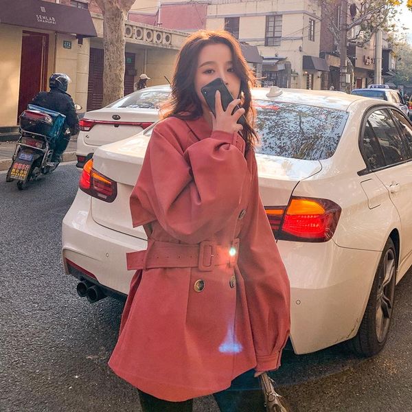 women's trench coats sondr women double-breasted coat with belt spring autumn oversize loose midi length outwear for girl's street, Tan;black
women's trench coats sondr women double-breasted coat with belt spring autumn oversize loose midi length outwear for girl's street, Tan;black