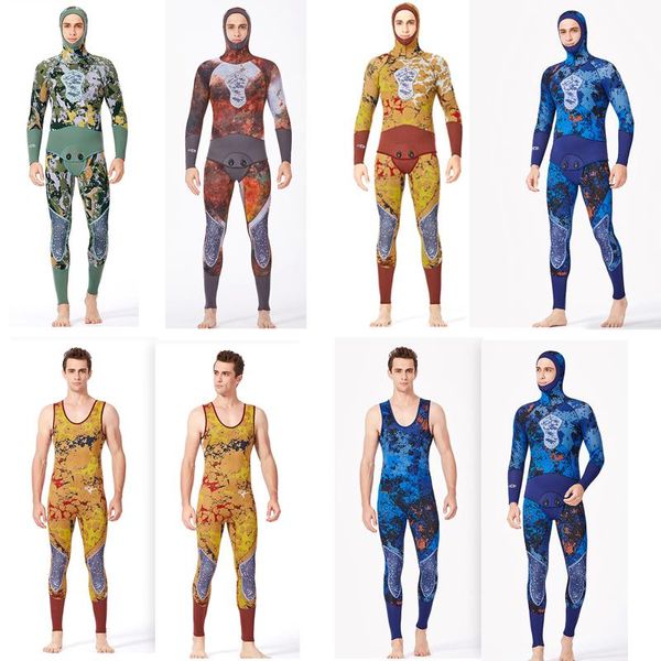 two-piece diving suit long sleeve full body warmth sunblock surf wetsuit with headgear men's sportswear swim wear
two-piece diving suit long sleeve full body warmth sunblock surf wetsuit with headgear men's sportswear swim wear