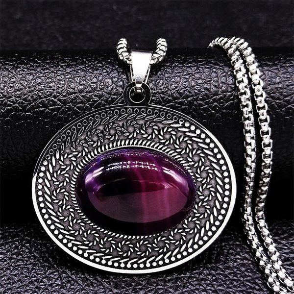pendant necklaces stainless steel bohemia stone charm women/men silver color chain necklace jewelry chaîne acier inoxydable n3607s04
pendant necklaces stainless steel bohemia stone charm women/men silver color chain necklace jewelry chaîne acier inoxydable n3607s04