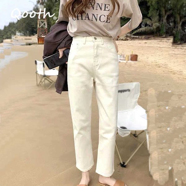 qooth ankle length straight-leg jean trouser's summer high waist slim pants solid all match causal qt663 210609, Blue
qooth ankle length straight-leg jean trouser's summer high waist slim pants solid all match causal qt663 210609, Blue