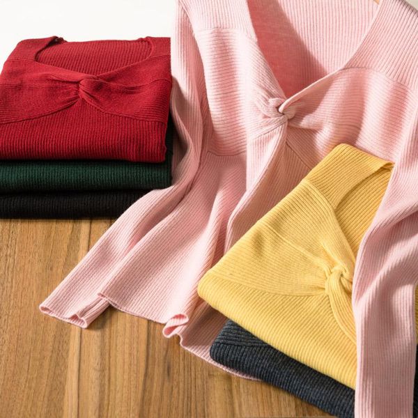 women's sweaters 2021 sweater long-sleeved v-neck bottoming spring shirt soft wool solid color fashion female, White;black
women's sweaters 2021 sweater long-sleeved v-neck bottoming spring shirt soft wool solid color fashion female, White;black