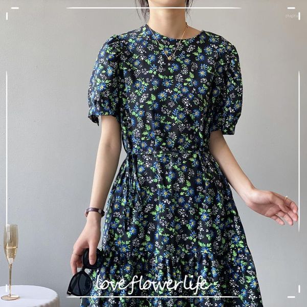two piece dress cozok french floral women's 2021 summer round neck temperament bubble sleeve swing 9018, White
two piece dress cozok french floral women's 2021 summer round neck temperament bubble sleeve swing 9018, White