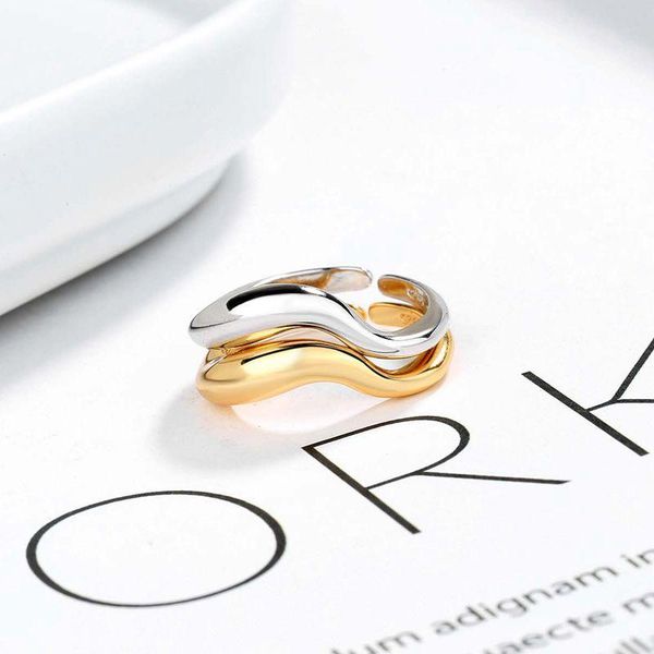 cluster rings xiha wave twisted geometric 925 sterling silver for women adjustable stackable korean fashion minimalist jewelry, Golden;silver
cluster rings xiha wave twisted geometric 925 sterling silver for women adjustable stackable korean fashion minimalist jewelry, Golden;silver