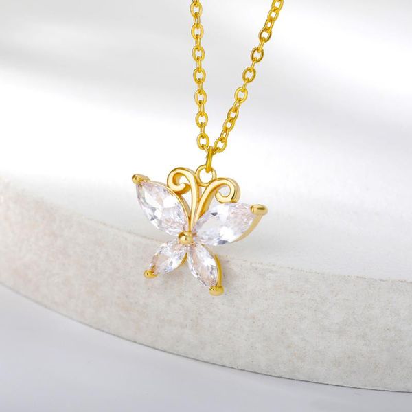 chokers butterfly pendant necklace for women cute animal female shiny zircon clavicle chain choker party jewelry gift bff collar femme, Golden;silver
chokers butterfly pendant necklace for women cute animal female shiny zircon clavicle chain choker party jewelry gift bff collar femme, Golden;silver