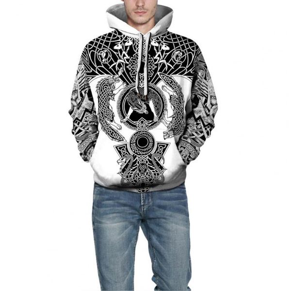 men's sweaters men women stylish all match digital print hoodie streetwear couple hooded for office, White;black
men's sweaters men women stylish all match digital print hoodie streetwear couple hooded for office, White;black