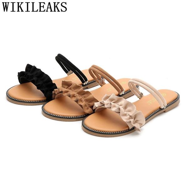 flat sandals for women slides retro style flats heels ladies shoes summer zapatos mujer 2021, Black
flat sandals for women slides retro style flats heels ladies shoes summer zapatos mujer 2021, Black