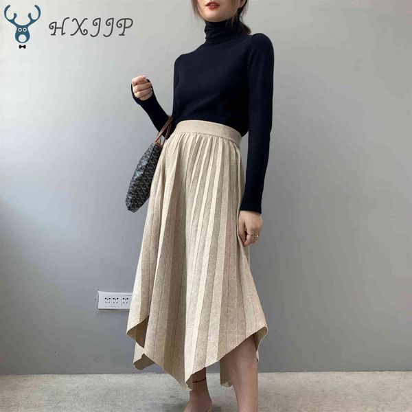 skirts hxjp 2021 spring fall woman knitted thin korean casual strip solid skirt long, Black
skirts hxjp 2021 spring fall woman knitted thin korean casual strip solid skirt long, Black