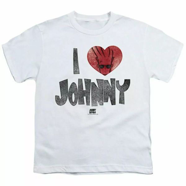 johnny bravo i heart johnny kids youth t shirt licensed cartoon tee white, White;black
johnny bravo i heart johnny kids youth t shirt licensed cartoon tee white, White;black