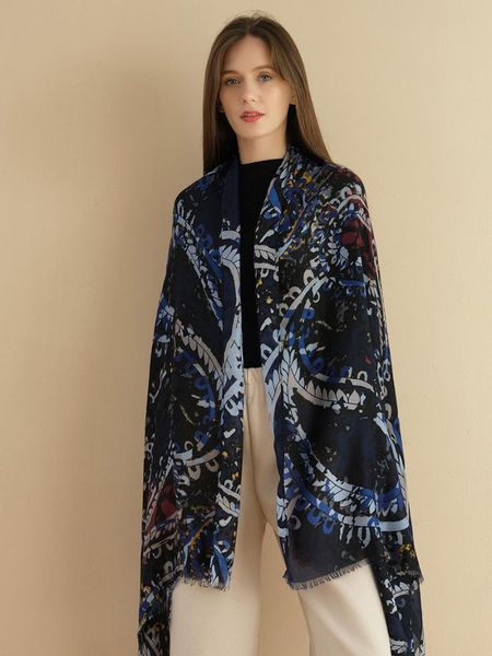 hats, scarves & gloves sets printing high and elegant silk scarf 2021 grain women's spring autumn fashion trend shawl, Blue;gray
hats, scarves & gloves sets printing high and elegant silk scarf 2021 grain women's spring autumn fashion trend shawl, Blue;gray