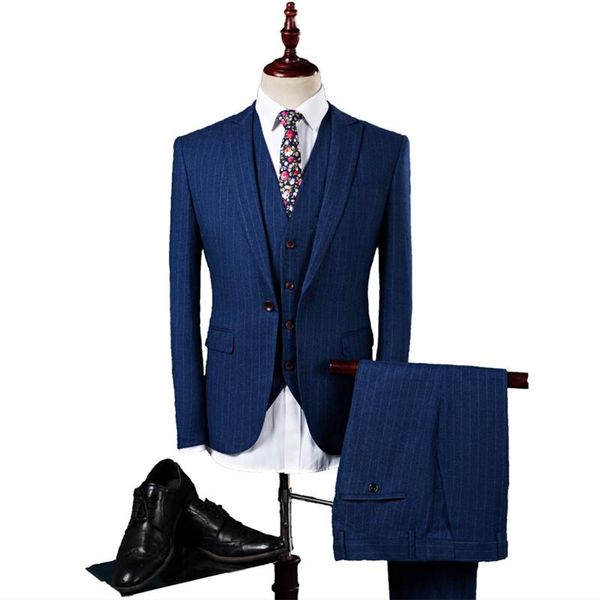 men's suits & blazers ( jacket + vest pants ) luxury suit three-piece male formal business plaids groom wedding dress striped mens, White;black
men's suits & blazers ( jacket + vest pants ) luxury suit three-piece male formal business plaids groom wedding dress striped mens, White;black