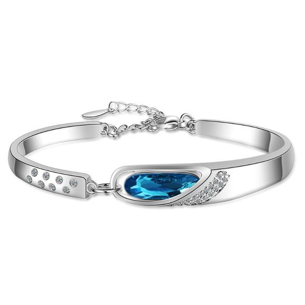 charm bracelets fashion blue crystal angel tears drop plated 925 sterling silver women's adjustable size bracelet ocean star, Golden;silver
charm bracelets fashion blue crystal angel tears drop plated 925 sterling silver women's adjustable size bracelet ocean star, Golden;silver