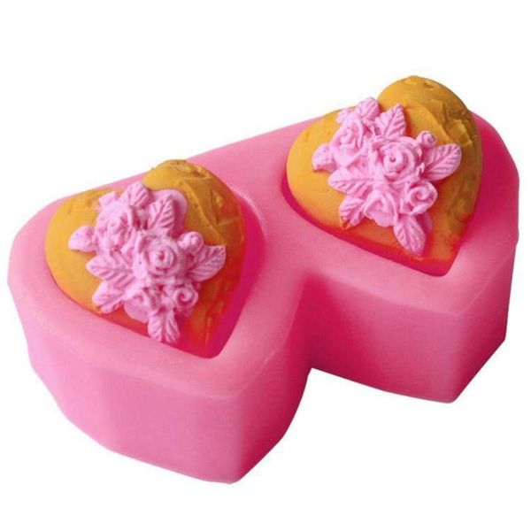 craft tools heart rose shaped silicone mold fondant sugar confectionery 3d diy soap moulds cake decorating
craft tools heart rose shaped silicone mold fondant sugar confectionery 3d diy soap moulds cake decorating