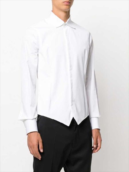 men's casual shirts long-sleeve shirt spring and autumn fashion waistcoat style hem design feeling small pointed collar, White;black
men's casual shirts long-sleeve shirt spring and autumn fashion waistcoat style hem design feeling small pointed collar, White;black
