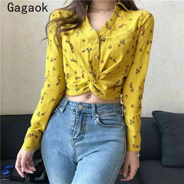women & club short shirt summer v-neck floral print button full navel slim chic wild and blouses 210531, White
women & club short shirt summer v-neck floral print button full navel slim chic wild and blouses 210531, White