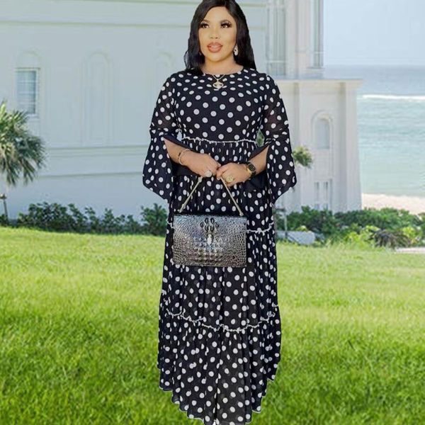 autumn elegant dress for women african o-neck flare sleeve dot print maxi pleated femme kaftan islam clothes ethnic clothing, Red
autumn elegant dress for women african o-neck flare sleeve dot print maxi pleated femme kaftan islam clothes ethnic clothing, Red