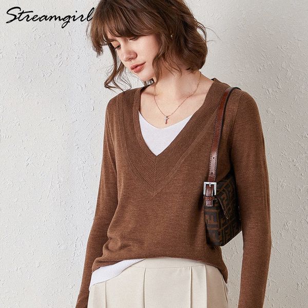 woolen sweater women winter pullover cashmere sweaters fashion warm v neck knitted sweater for women winter sweaters cashmere 210421, White;black
woolen sweater women winter pullover cashmere sweaters fashion warm v neck knitted sweater for women winter sweaters cashmere 210421, White;black