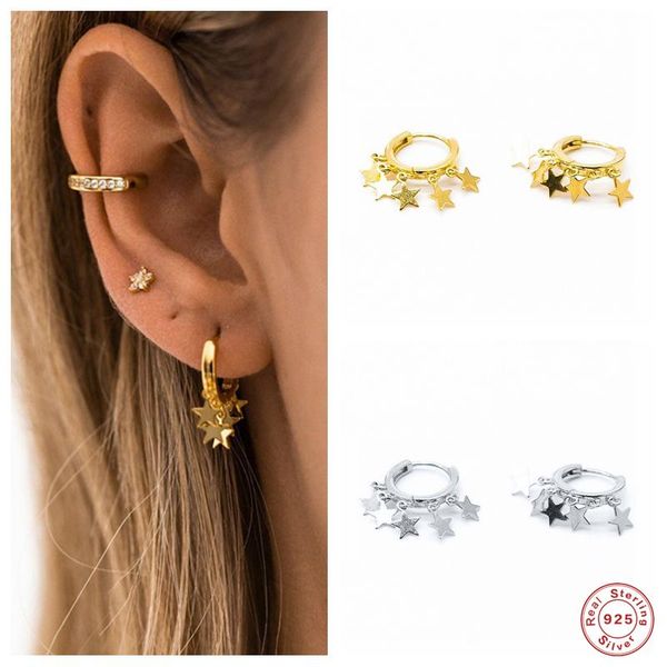 aide 925 sterling silver gold five pendants star charm hoop earrings for women fashion huggie party fine jewelry gift &, Golden;silver
aide 925 sterling silver gold five pendants star charm hoop earrings for women fashion huggie party fine jewelry gift &, Golden;silver