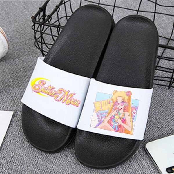 summer women slippers cartoon fashion sailor moon graphic ladies slipper non-slip indoor couples shoes flip flops, Black
summer women slippers cartoon fashion sailor moon graphic ladies slipper non-slip indoor couples shoes flip flops, Black