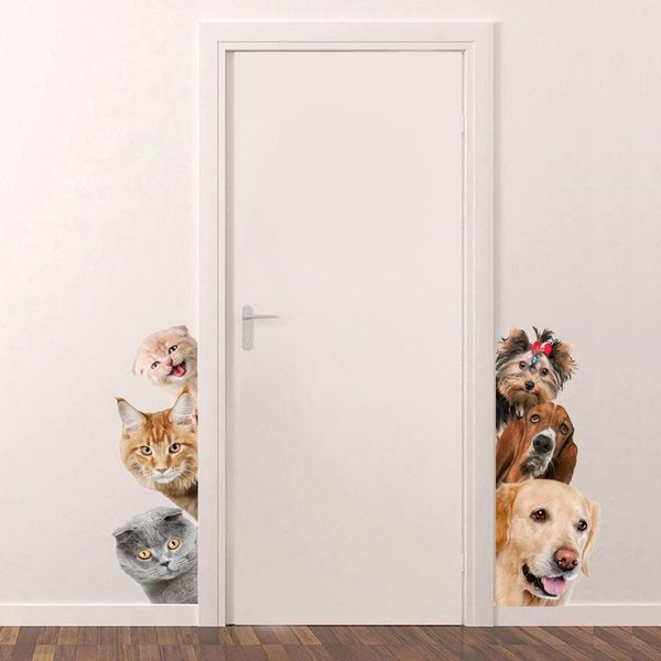 wall stickers funny 3d cat dog door sticker for kids room bedroom home decor background art decals decorations cute animal
wall stickers funny 3d cat dog door sticker for kids room bedroom home decor background art decals decorations cute animal