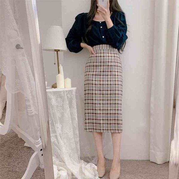 plaid skirts girls spring blouse women suit blue shirt high waist long a line skirts two suits sell separately, Gray
plaid skirts girls spring blouse women suit blue shirt high waist long a line skirts two suits sell separately, Gray