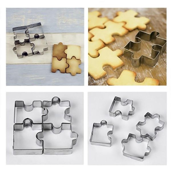 4pcs/set cookie cutters moulds aluminum alloy jigsaw shape biscuit mold diy fondant pastry decorating baking kitchen tools
4pcs/set cookie cutters moulds aluminum alloy jigsaw shape biscuit mold diy fondant pastry decorating baking kitchen tools