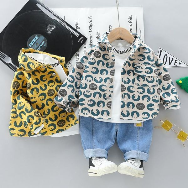 clothing sets 0-5 year spring autumn boy girl set 2021 fashion active coat+shirt+pant kid children baby toddler, White
clothing sets 0-5 year spring autumn boy girl set 2021 fashion active coat+shirt+pant kid children baby toddler, White