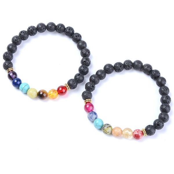 kimter 8mm lava rock 7 chakras essential oil diffuser bracelet natural stone yoga beads bangle stretch bracelets q90fz, Golden;silver
kimter 8mm lava rock 7 chakras essential oil diffuser bracelet natural stone yoga beads bangle stretch bracelets q90fz, Golden;silver