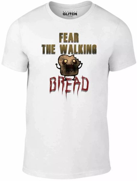 fear the walking bread men's t-shirt - walking dead funny gift parody comedy tv, White;black
fear the walking bread men's t-shirt - walking dead funny gift parody comedy tv, White;black