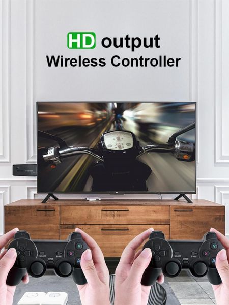 portable game players 2021 4k hd video console 2.4g double wireless controller for ps1/fc/ retro tv dendy 10000 games stick
portable game players 2021 4k hd video console 2.4g double wireless controller for ps1/fc/ retro tv dendy 10000 games stick